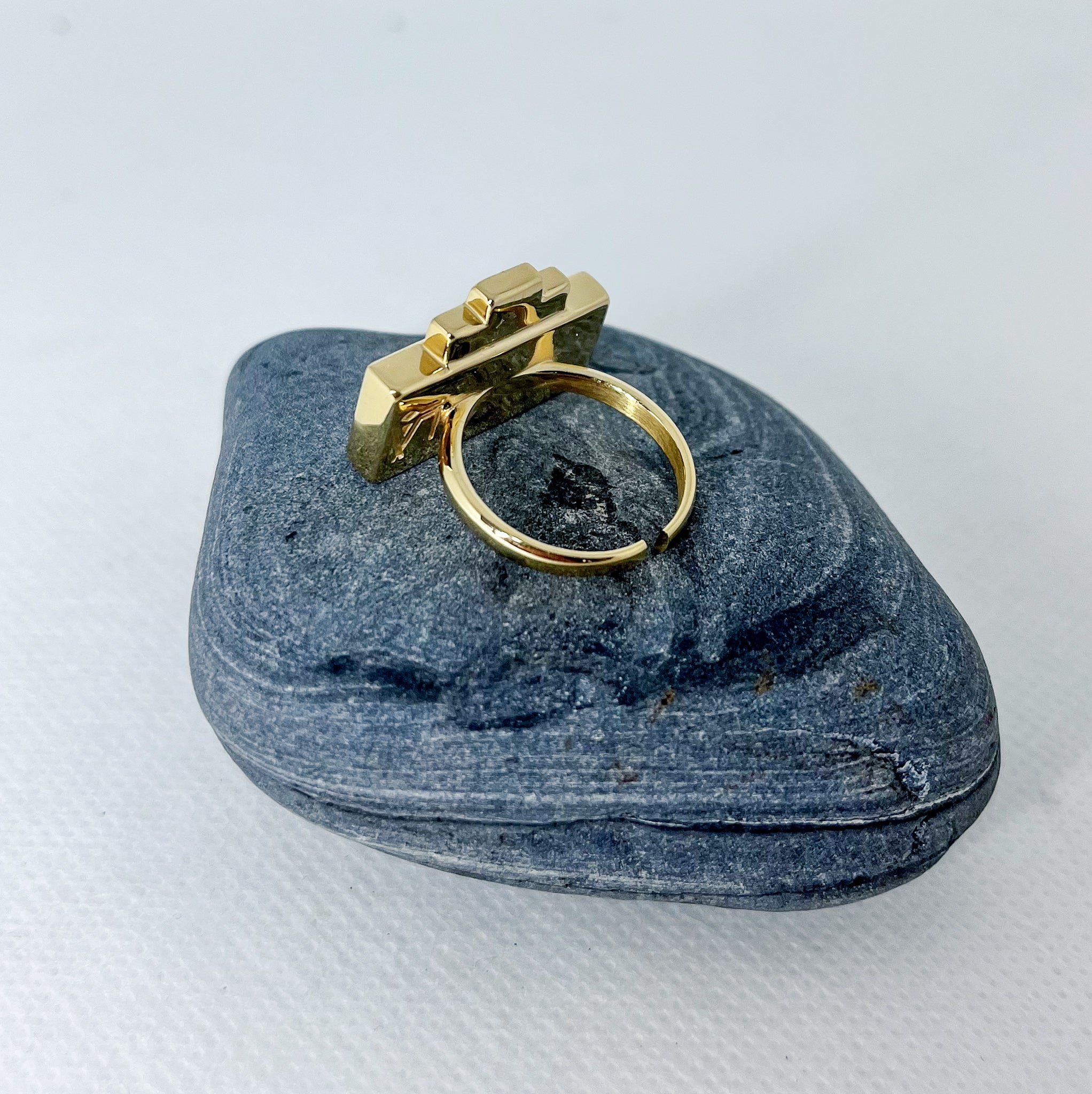 BAGUE OZALEE Bleue (or)